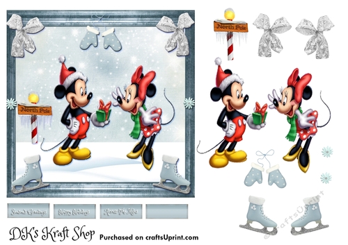 Minnies Christmas Fun Sheet 8