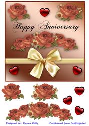 Anniversary Card Front 7x7