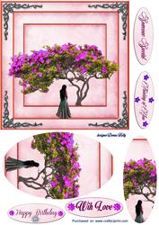 Floral Tree and Mysterious Girl3