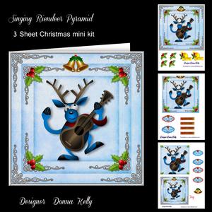 Singing Reindeer 8x8 Mini Kit