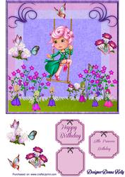 Little Acrobat in the Fairy Garden