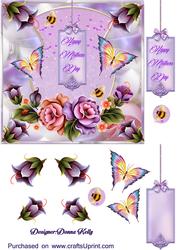 Lilac Happy Mother`s Day