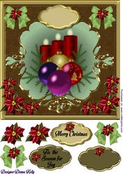 Elegant Christmas Card Front