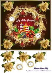 Golden Wreath Christmas