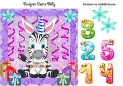 Purple Age Birthday