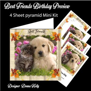 Best Friends Birthday Mini Kit 2