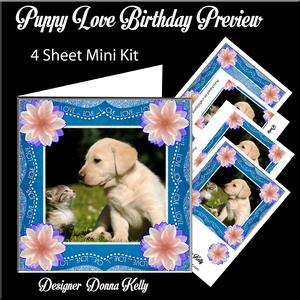 Puppy Love Birthday Mini Kit