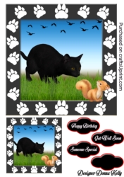 Come Play With Me Birthday/ Get Well Soon Card