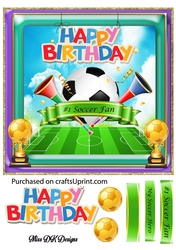 Soccer Lovers Birthday Card