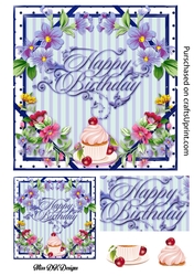 Cupcake Happy Birthday 3