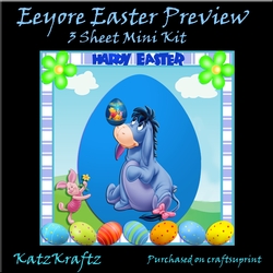 Eeyore Easter Fun Mini Kit