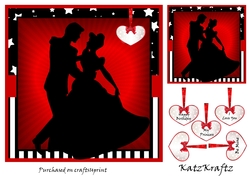 Romantic Silhouette Dance Topper