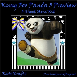 Kung Foo Panda 3 Birthday Mini Kit