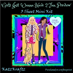 Girls Just Wanna Have Fun 2 Mini Kit