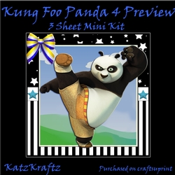 Kung Foo Panda 4 Mini Kit