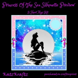 Princess Of The Sea Silhouette Mini KIt