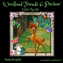 Woodland Friends 6 Mini Kit