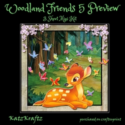 Woodland Friends 5 Mini Kit