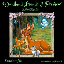 Woodland Friends 3 Mini Kit