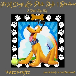Its A Dogs Life Pluto Style 1 Mini Kit