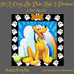 Its A Dogs Life Pluto Style 2 Mini Kit