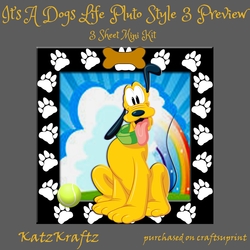 Its A Dogs Life Pluto Style 3 Mini Kit