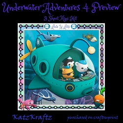 UnderWater Adventures 4 Mini Kit