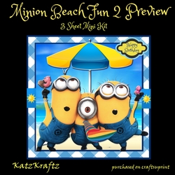 Minion Beach Fun 2 Mini Kit