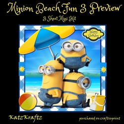 Minion Beach Fun 3 Mini Kit