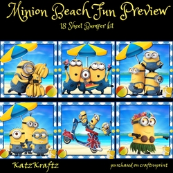 Minion Beach Fun Bumper Kit