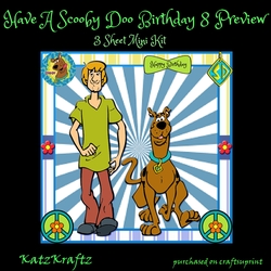 Have A Scooby Doo 8 Birthday Mini Kit