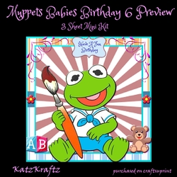 Muppets  Babies Birthday 6  Mini Kit