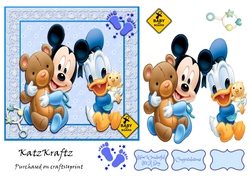 Baby Donald & Friends 4 Quick Card