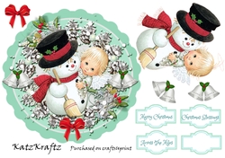 Snowman Topper 4
