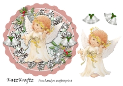 Sweet Angel Christmas Topper 1