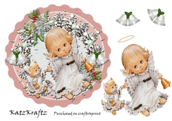 Sweet Angel Christmas Topper 4