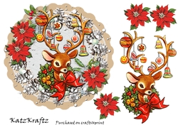 Vintage Reindeer Christmas 4