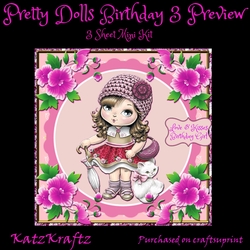 Pretty Doll Birthday 3