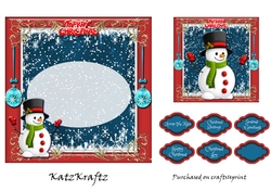 Fun With Snowmen Insert & Gift tag 6