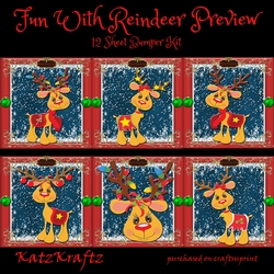 Fun With Reindeer Bumper Kit
