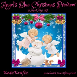 Angels Blue Christmas 1