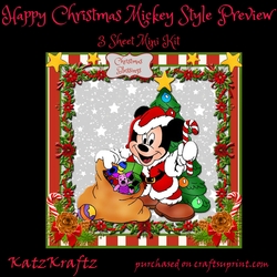 Happy Christmas Mickey Style 1