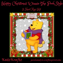 Happy Christmas Winnie the Pooh Style 5