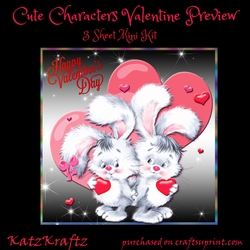 Cute Characters Valentine 1
