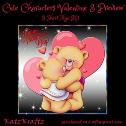 Cute Characters Valentine 3