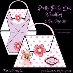 Pretty Polka Dot Handbag Mini Kit