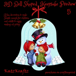 3D Bell Shaped Keepsake Kit 5