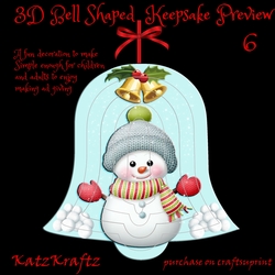 3D Bell Shaped Keepsake Kit 6