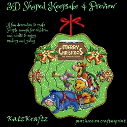 3D Shaped Keepsake Christmas Decoration 4