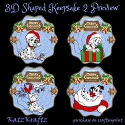 3D Shaped Keepsake Dalmatian Bumper Kit